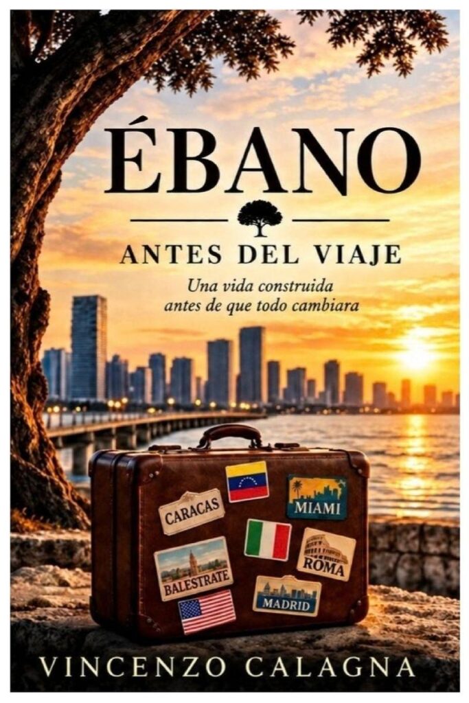 Portada de ÉBANO · Antes del viaje, de Vincenzo Calagna